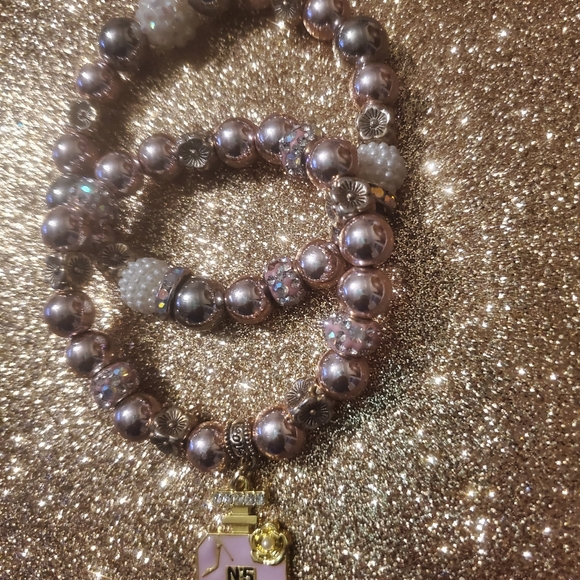 GORGEOUS DOUBLE-BRACELETS JUST IN TIME FOR MOM! ONE-OF-A-KIND!! - Picture 9 of 16